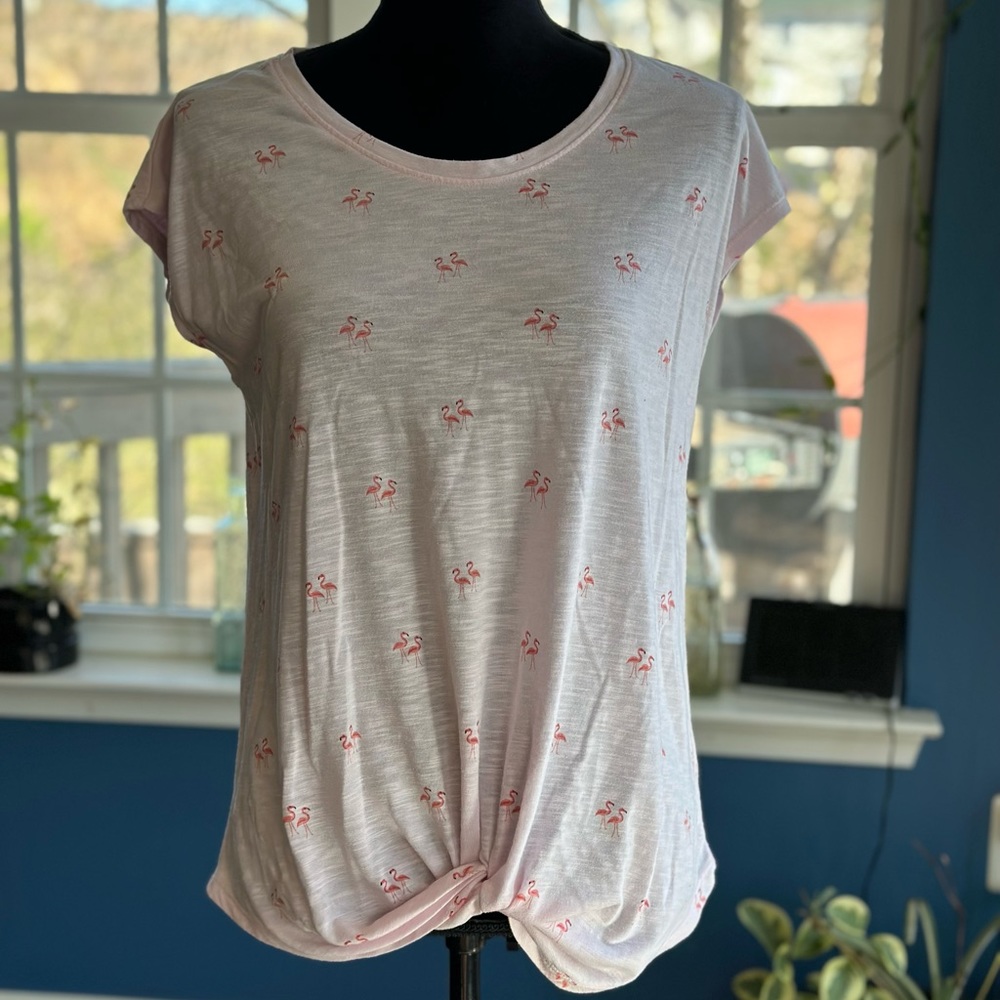 💐Spring sale! 50% off!💐 Izod Flamingo T-shirt